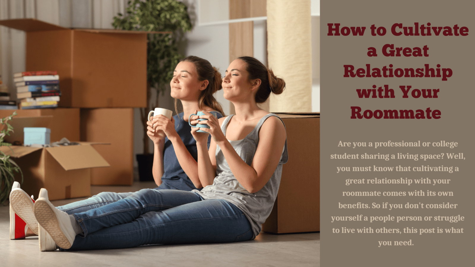 How to Cultivate a Great Relationship with Your Roommate 