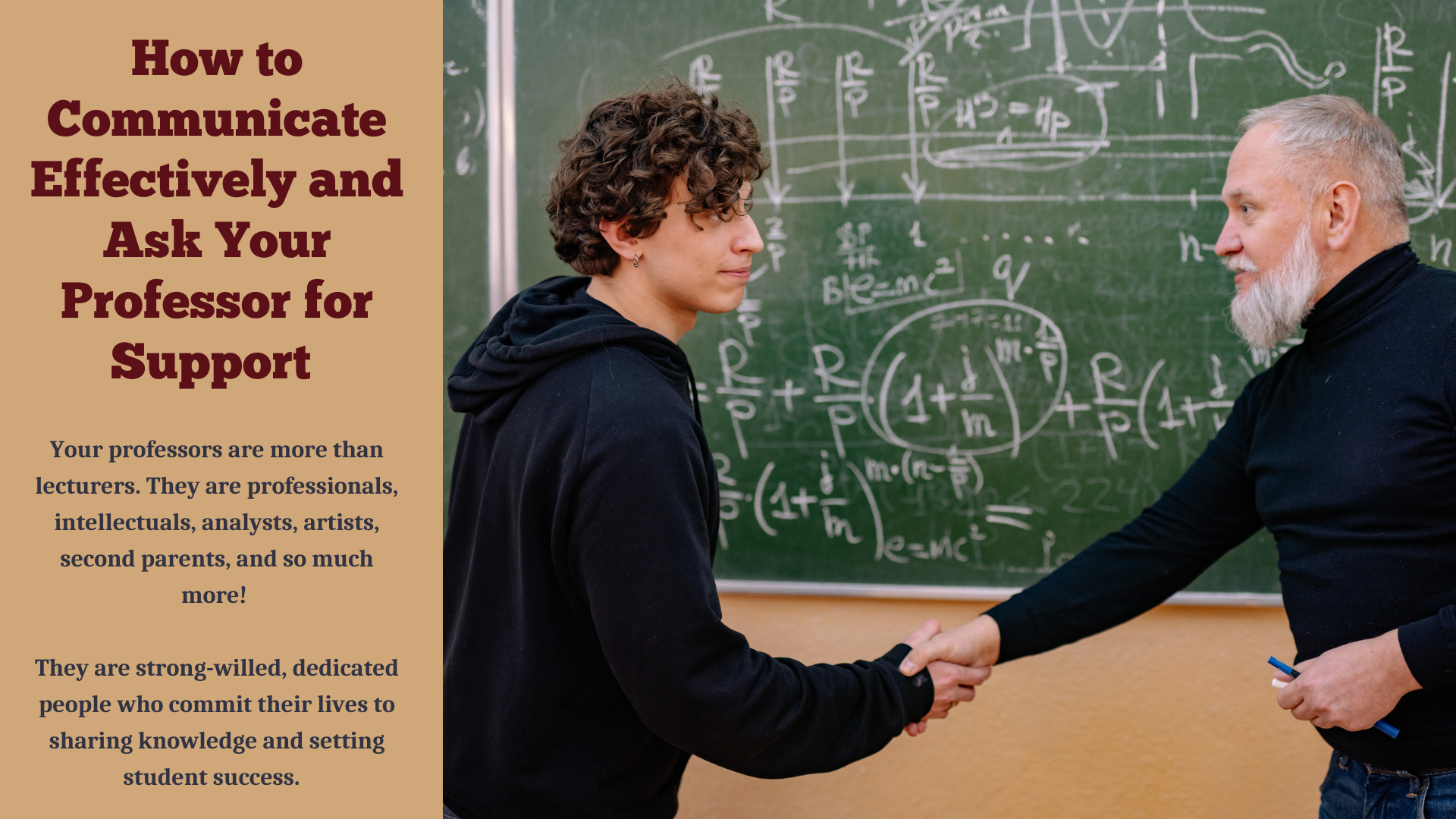 How to communicate effectively and ask your professor for support